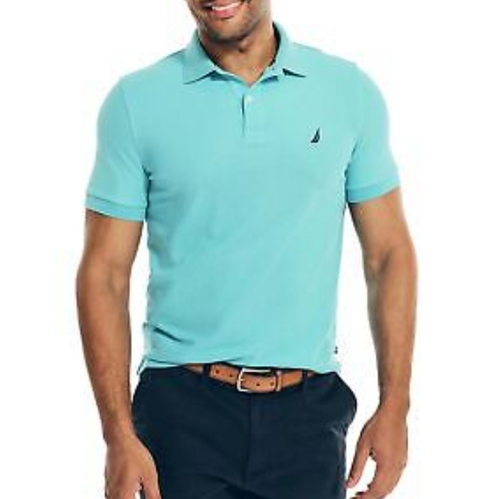 Men's Teal Nautica polo shirt XL